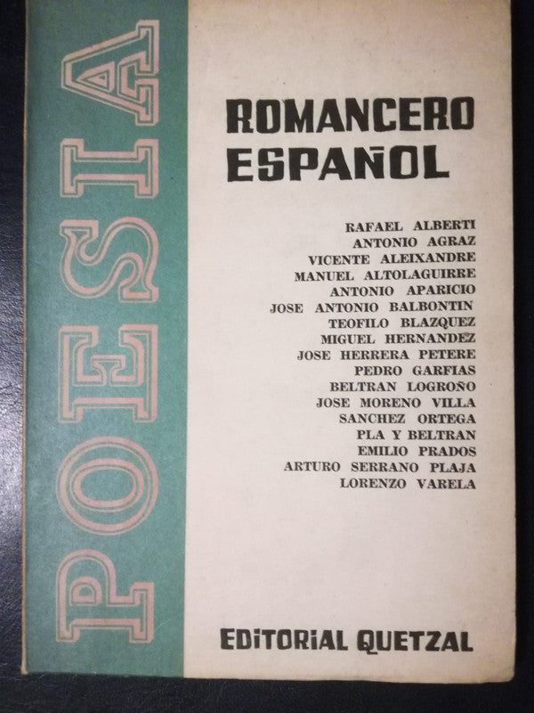 Romancero Epañol 1936-1939 / Varios
