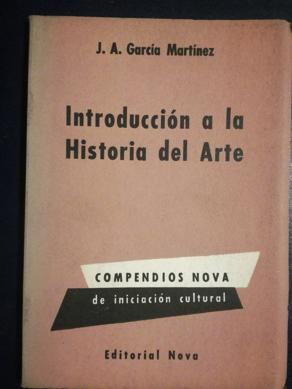 Introducción A La Historia Del Arte / García Martínez