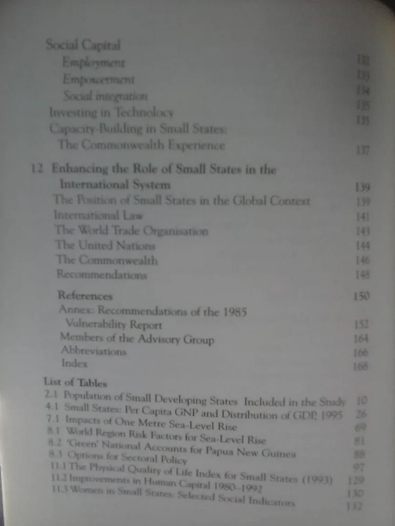 A Future For Small States Overcoming Vulnerability