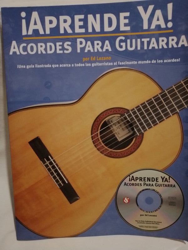 Aprende ya acordes para guitarra con CD / Lozano, Ed