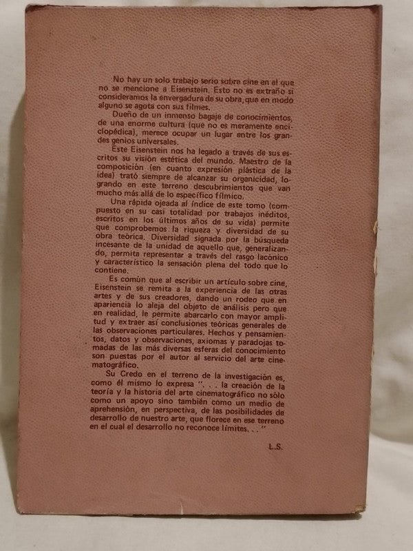 Cinematismo / Eisenstein, Serguei
