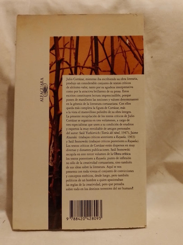 Obra crítica 3 / Cortázar, Julio