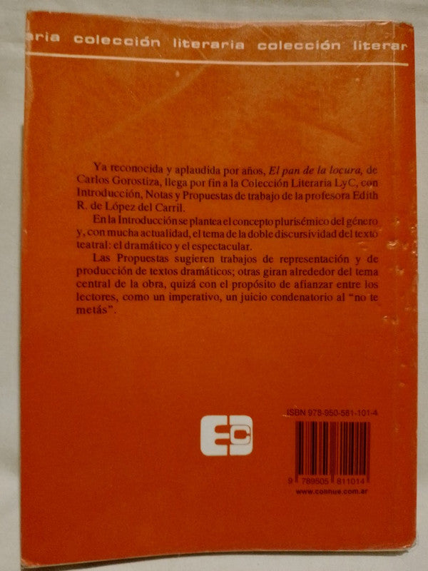 El pan de la locura / Gorostiza, Carlos