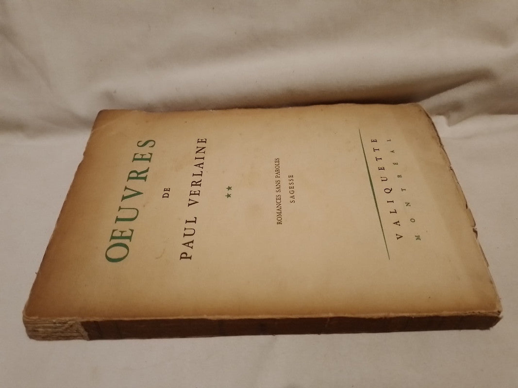 Oeuvres Vol 2 / Verlaine, Paul