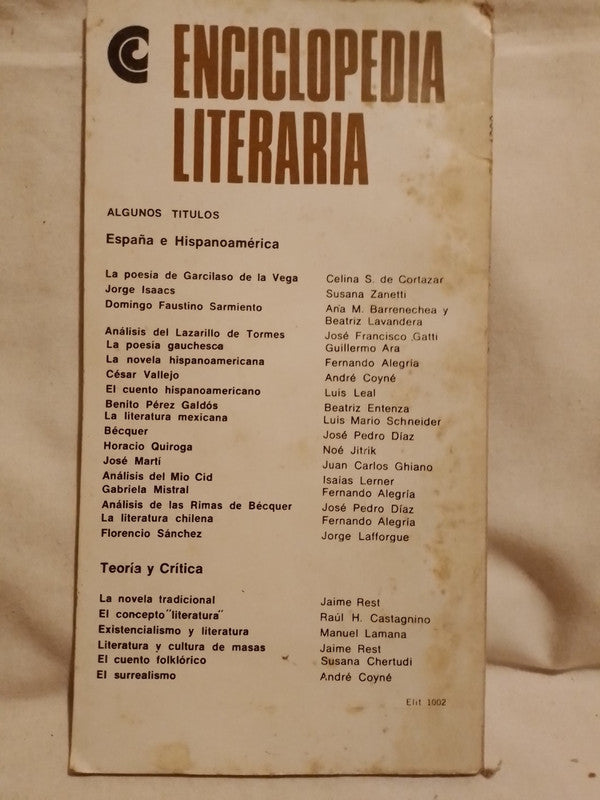 El concepto "Literatura" / Castagnino, Raúl H.