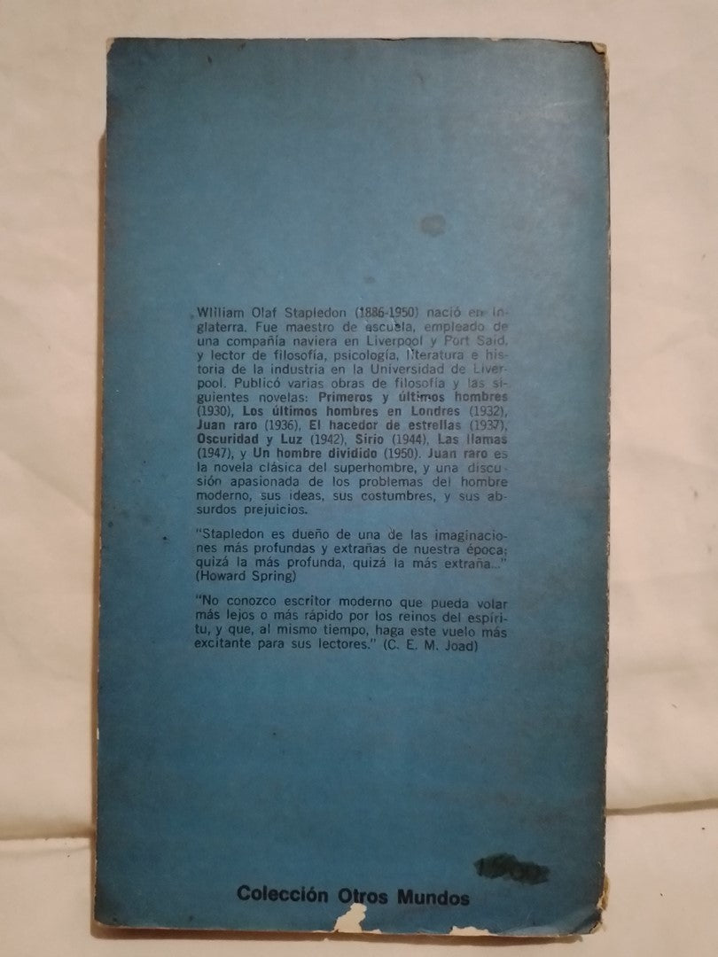 Juan Raro / Stapledon, Olaf