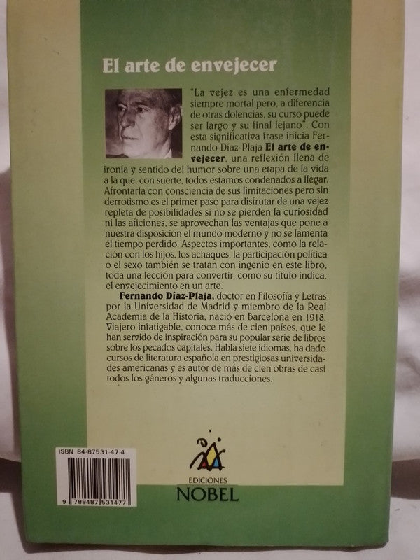 El arte de envejecer / Díaz-Plaja, Fernando