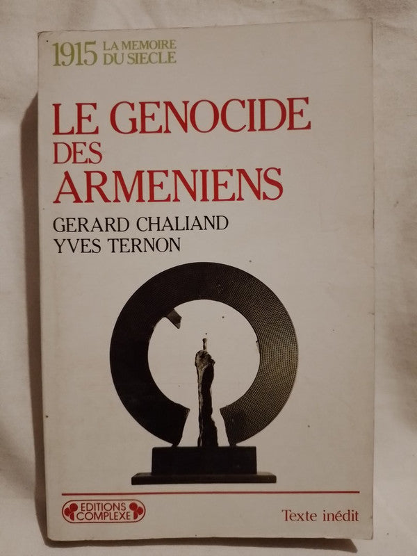 Le Genocide des Armeniens / Chaliand / Ternon