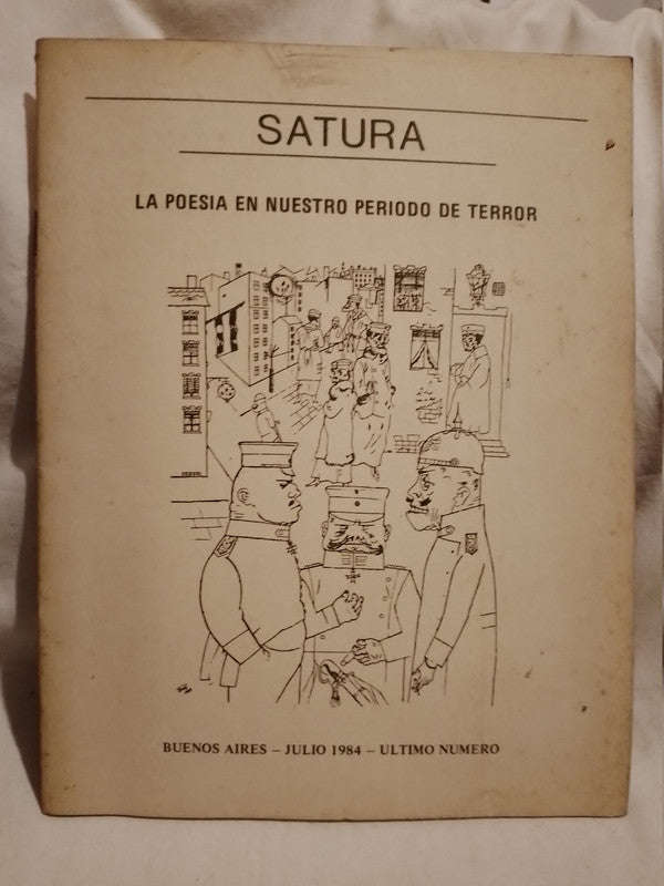 Revista Satura Nº 6 La poesía en nuestro período de terror Varios