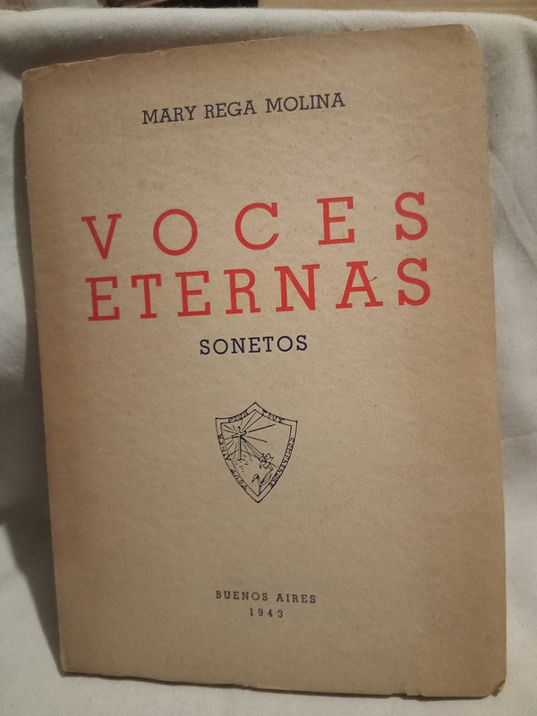 Voces eternas Sonetos Rega Molina, Mary