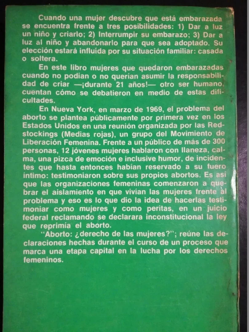 Aborto ¿derecho De Las Mujeres? - Schulder & Kennedy