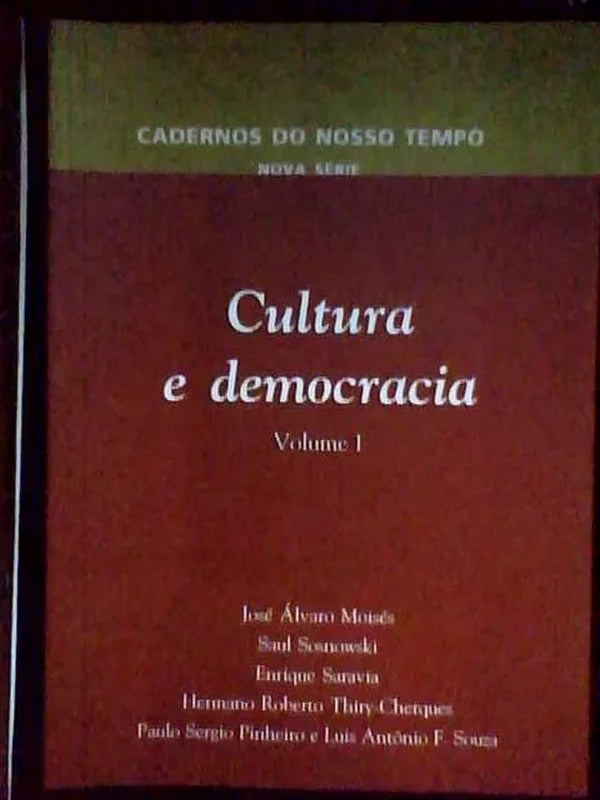 Cultura E Democracia 2 Vols. - Fundo Nacional De Cultura