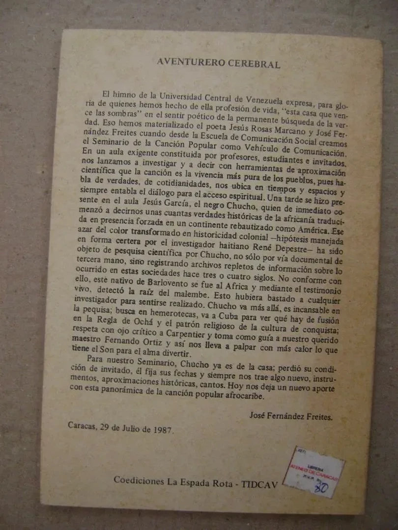 Afroamericano Soy - Jesús Alberto García