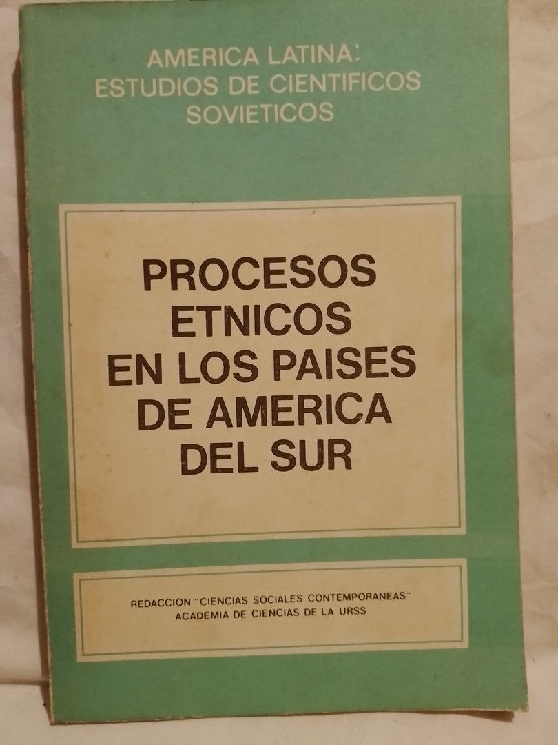 Procesos Étnicos En Los Países De América Del Sur - Varios / Varios
