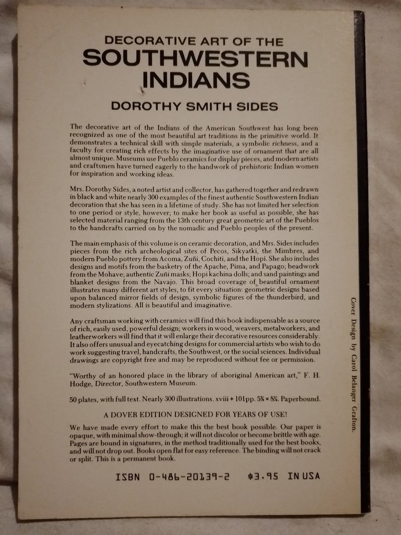 Decorative Art of the Southwestern Indians / Smith Sides, Dororthy