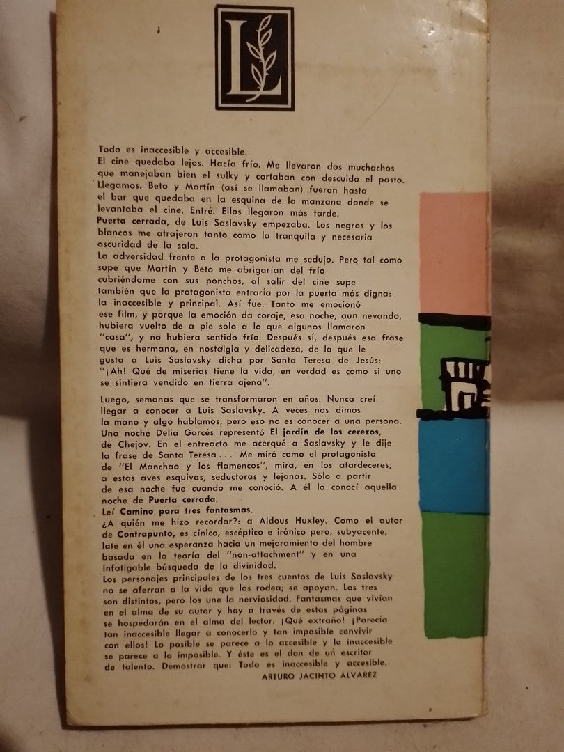 Camino para tres fantasmas / Saslavsky, Luis (Saldo)