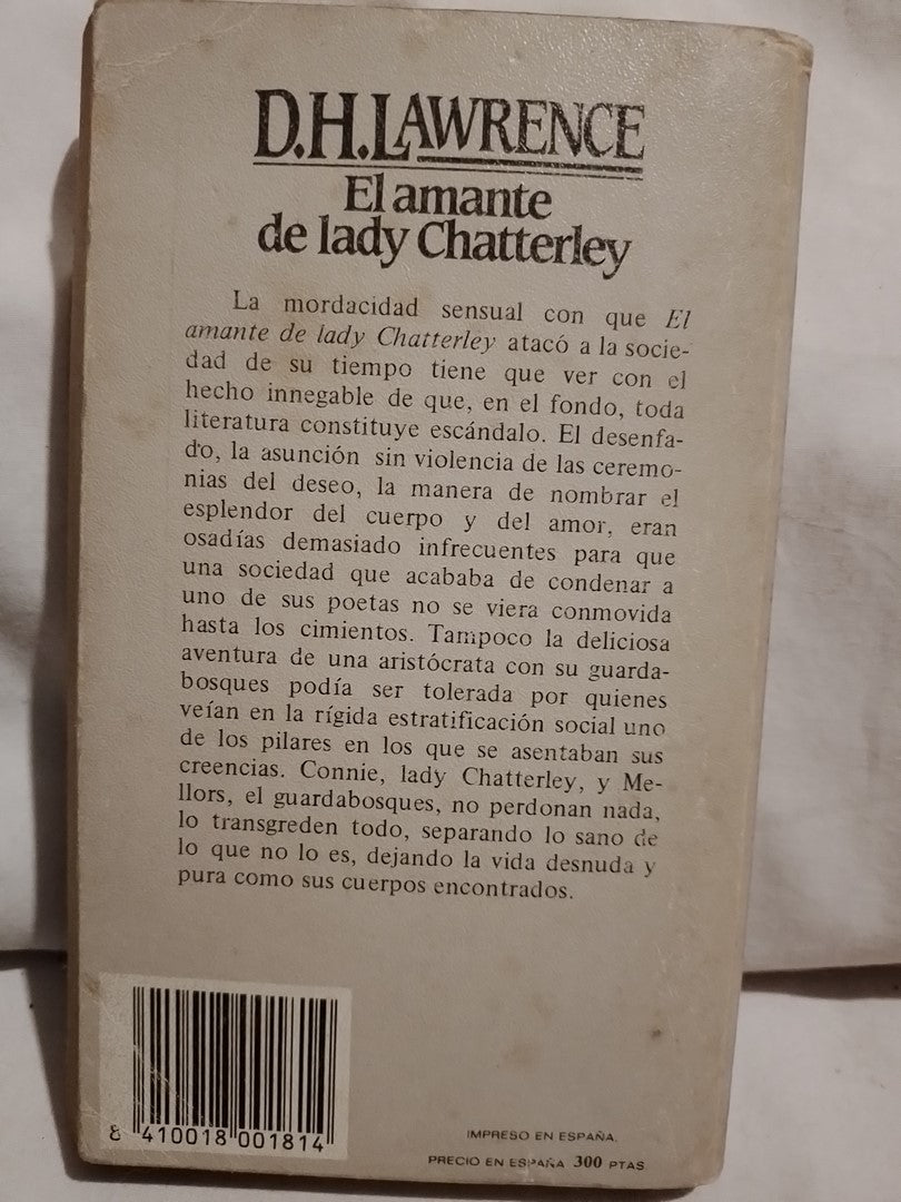El amante de lady Chatterley / Lawrence, D.H. (Saldo)