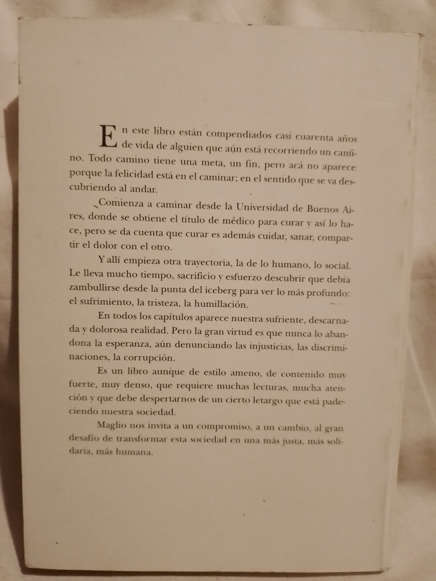 Reflexiones (y algunas confesiones…) / Maglio, Francisco (Saldo)