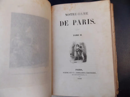 Notre-Dame de Paris 2 tomos en un volumen - Victor Hugo 1844/1850