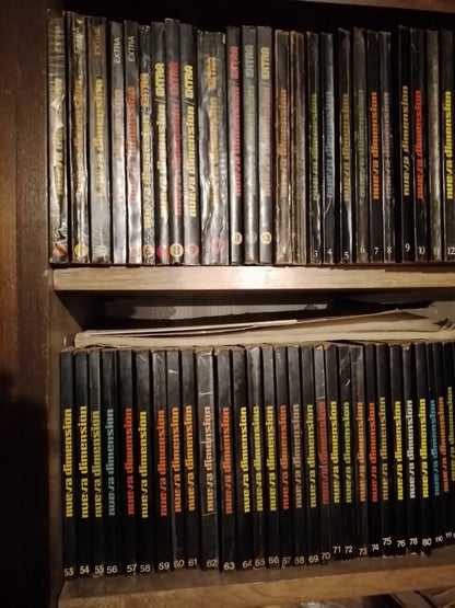 Colección de Revista Nueva Dimensión Incompleta 115 números comunes más los 13 números extras