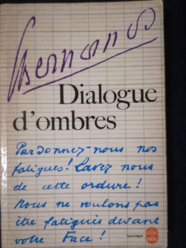 Dialogue D'ombres / Bernanos, George
