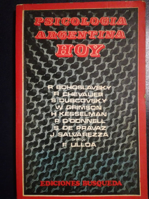 Psicología Argentina Hoy / Varios