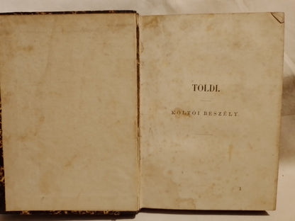 Toldi / Toldi Estéje  2 tomos Költöi Beszély- Arany Janos Pest 1854