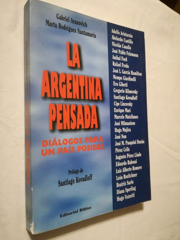 La Argentina Pensada / Aranovich  Rodríguez