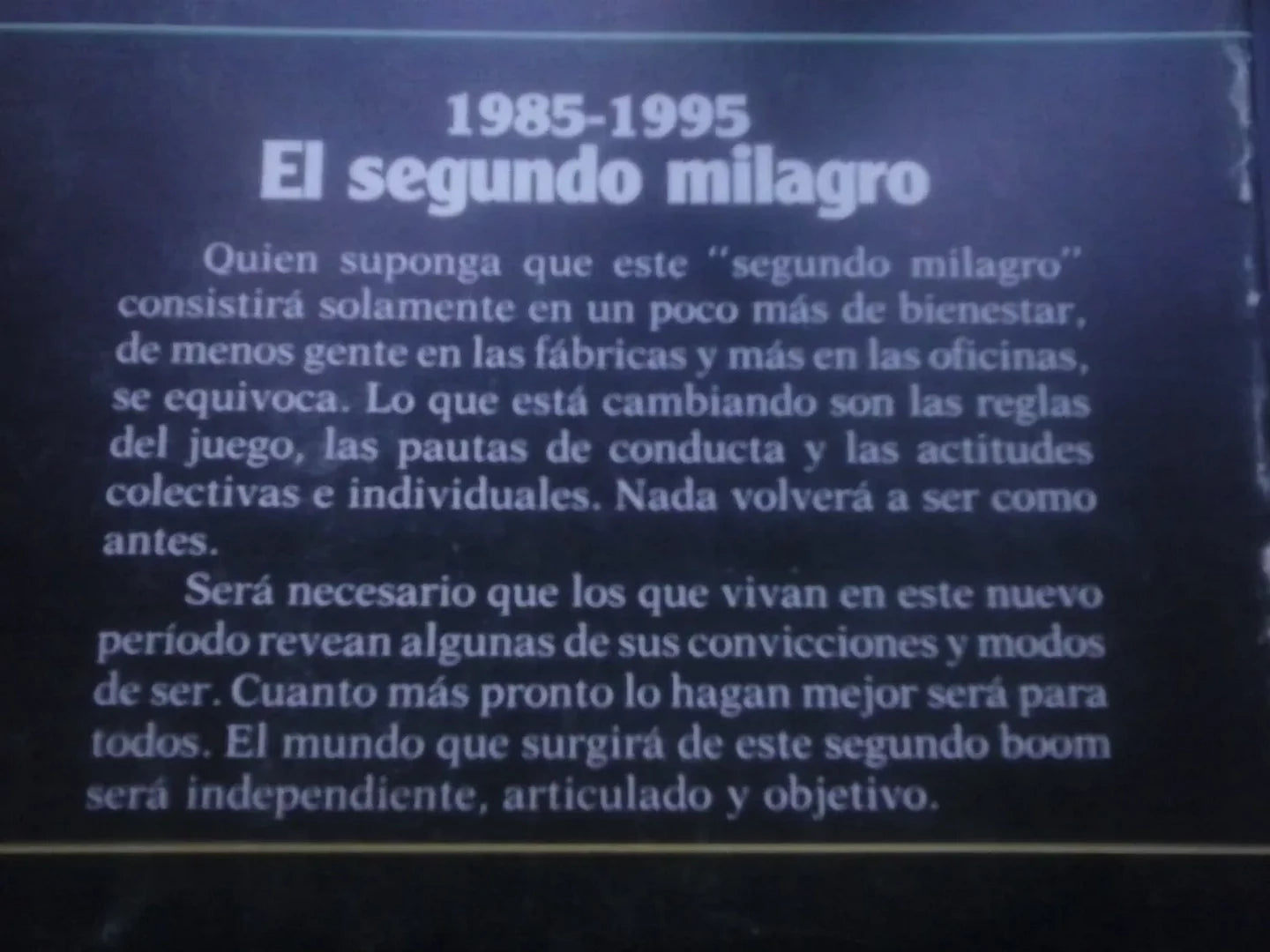 1985-1995 El Segundo Milagro Económico Italiano - Turani