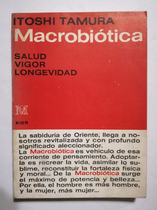 Macrobiótica Salud, Vigor, Longevidad Tamura, Itoshi