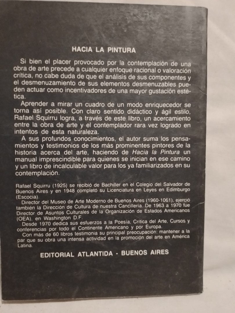Hacia la pintura Cómo apreciarla / Squirru, Rafael