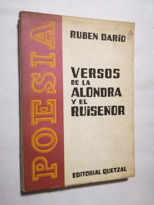 Versos De La Alondra Y El Ruiseñor Darío, Rubén
