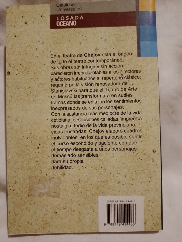 La gaviota, Las tres hermanas, El tío Vania / Chejov, Antón
