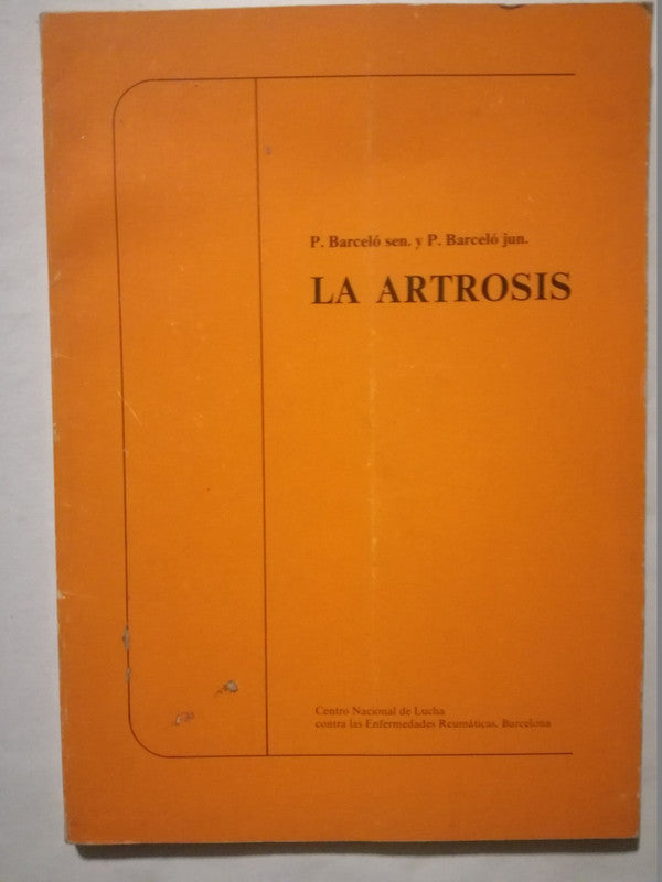 La Artrosis Barceló, P.