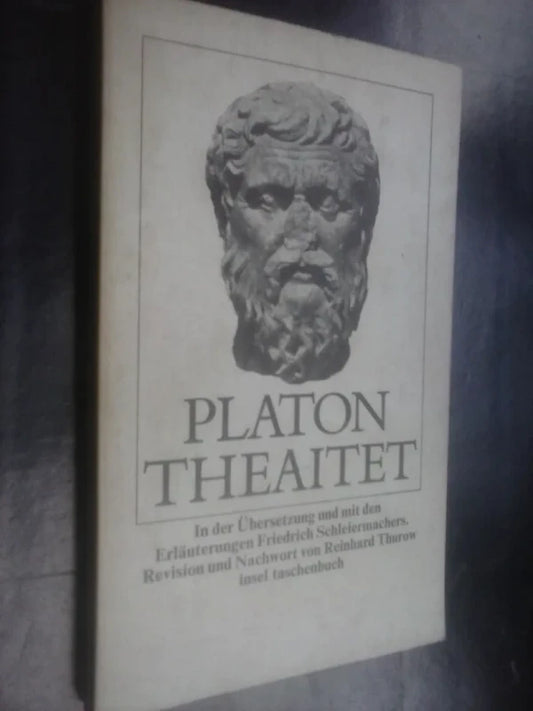Theaitet -  Platon   (el Teeteto En Alemán)