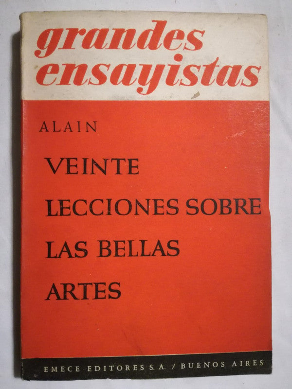 Veinte Lecciones Sobre Las Bellas Artes Alain