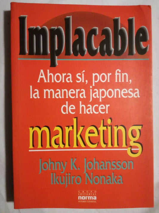 Implacable Manera Japonesa De Hacer Marketing Johansson