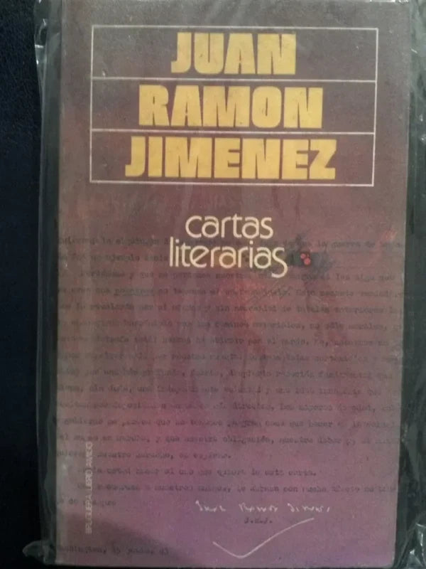 Cartas Literarias Jiménez, Juan Ramón