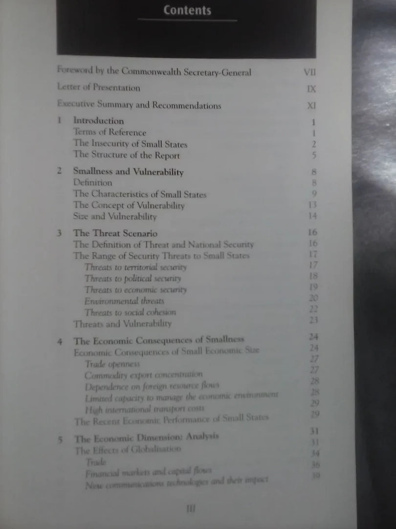 A Future For Small States Overcoming Vulnerability