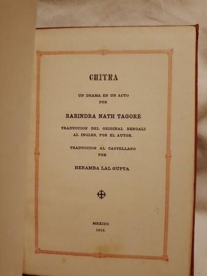 Chitra / Tagore, Rabindranath