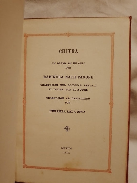 Chitra / Tagore, Rabindranath