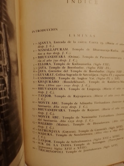 Los templos en el arte de la India / Svanascini, Osvaldo