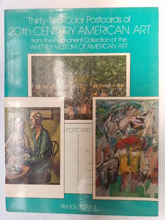 32 Color Postcards Of 20th Century American Art /