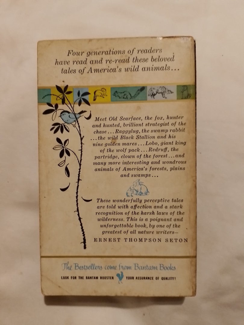 Wild Animals I Have Know - Thompson Seton