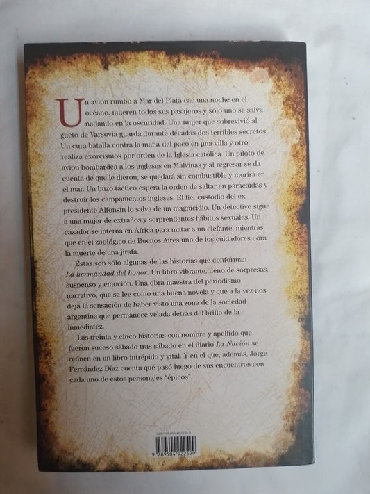 La Hermandad Del Honor Historias Verídicas  / Fernández Díaz
