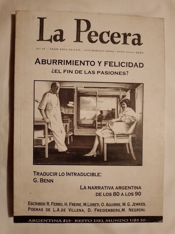 Revista La Pecera Nº 11 Narrativa Argentina 80 A Los 90