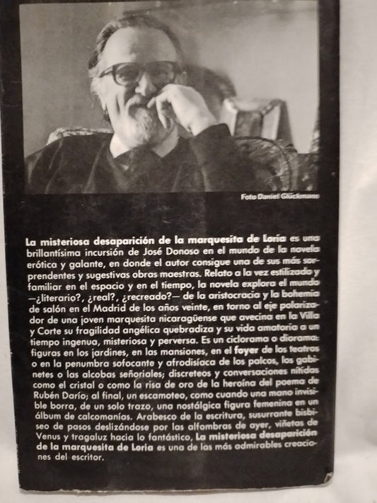 La misteriosa desaparición de la marquesita de Loria / Donoso, José