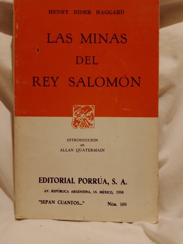 Las Minas del Rey Salomón / Haggard, Rider