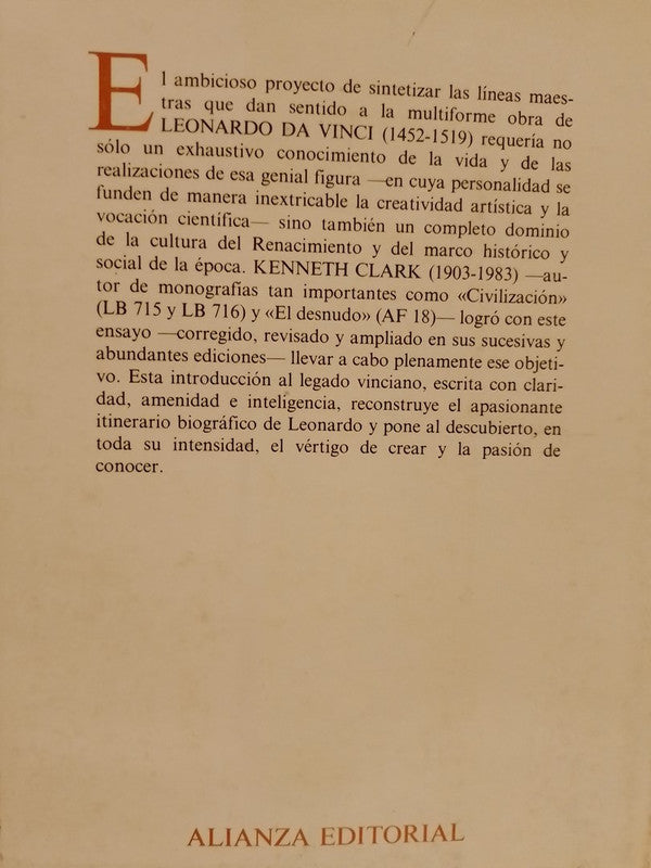 Leonardo da Vinci / Clark, Kenneth