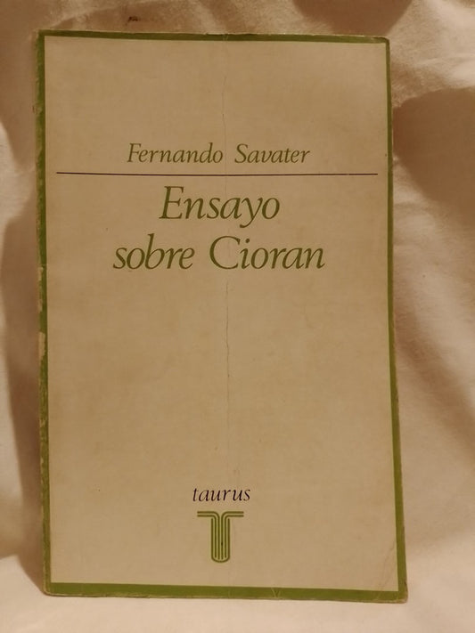 Ensayo sobre Cioran / Savater, Fernando